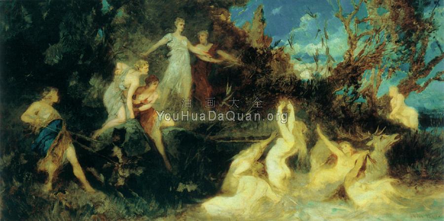 die jagd der diana - 汉斯·马卡特